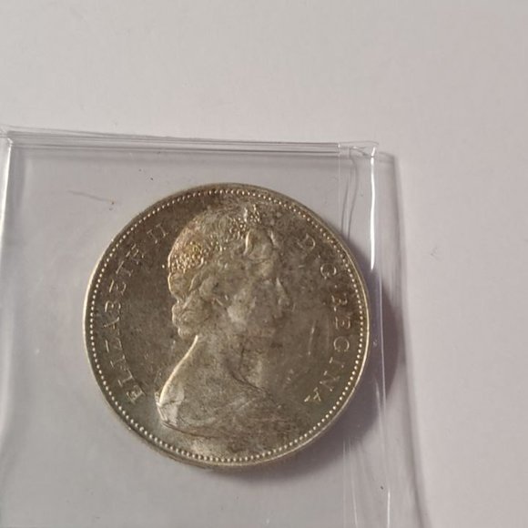 1966 Canada Silver Dollar Coin (23.33 Grams .800) - Picture 2 of 2